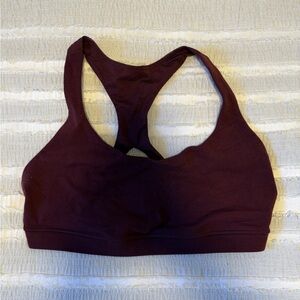 Lululemon size 12 Women’s Racerback Sports Bra - Burgundy